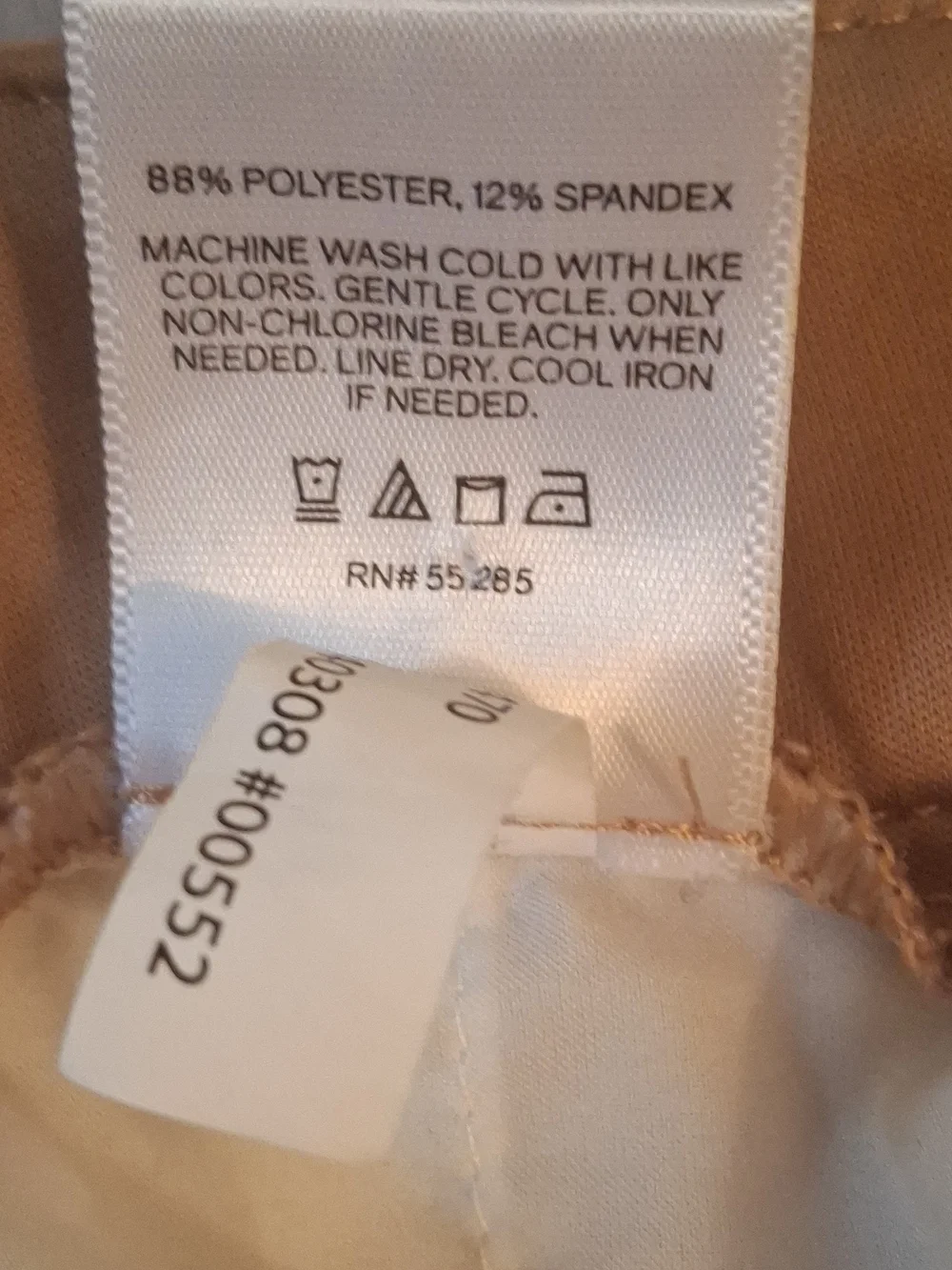 Express Women’s Beige Solid Editor Dress Pants Bootcut Mid Rise Stretch 12R - Picture 4 of 8